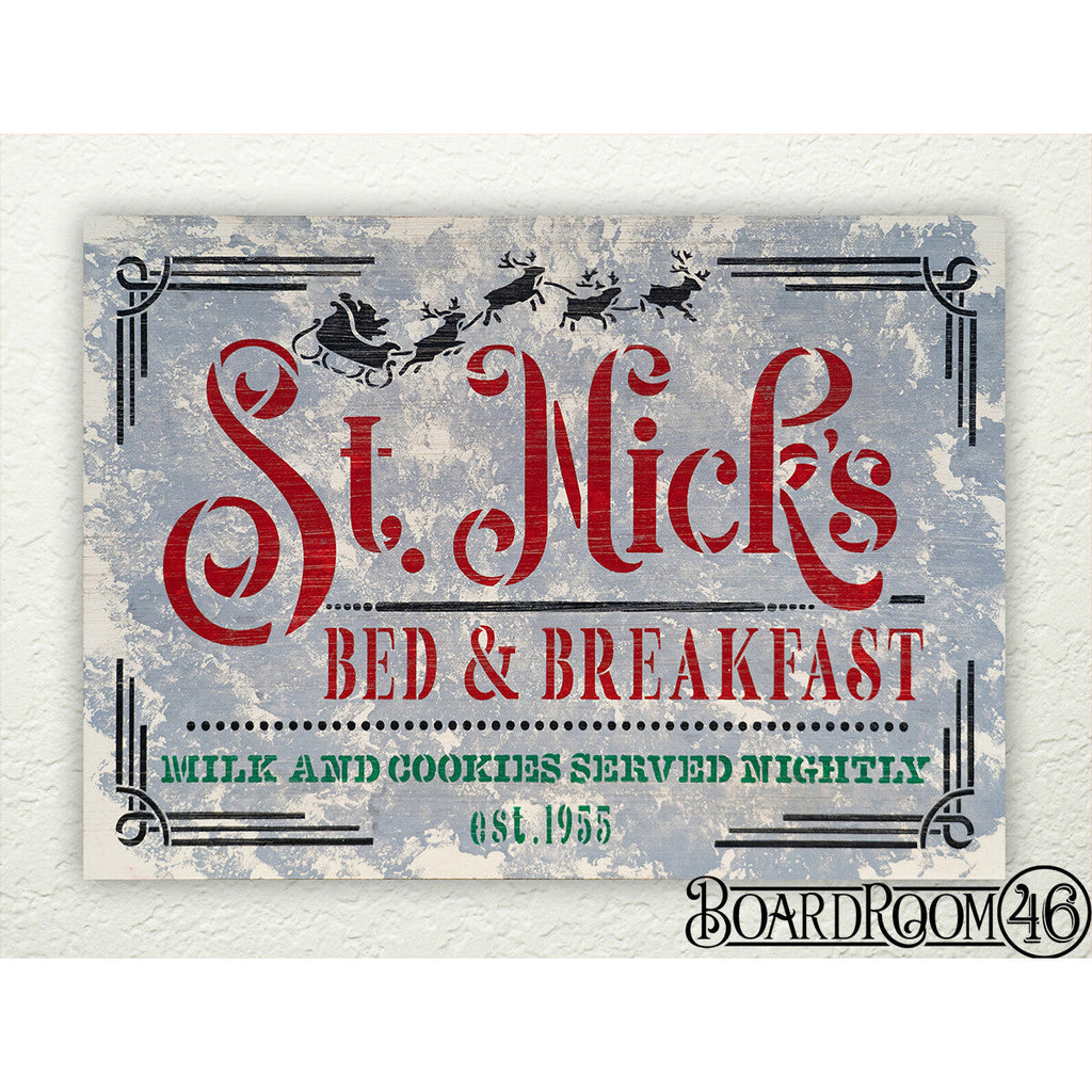 BRWS5134 St. Nicks Bed & Breakfast 18x13
