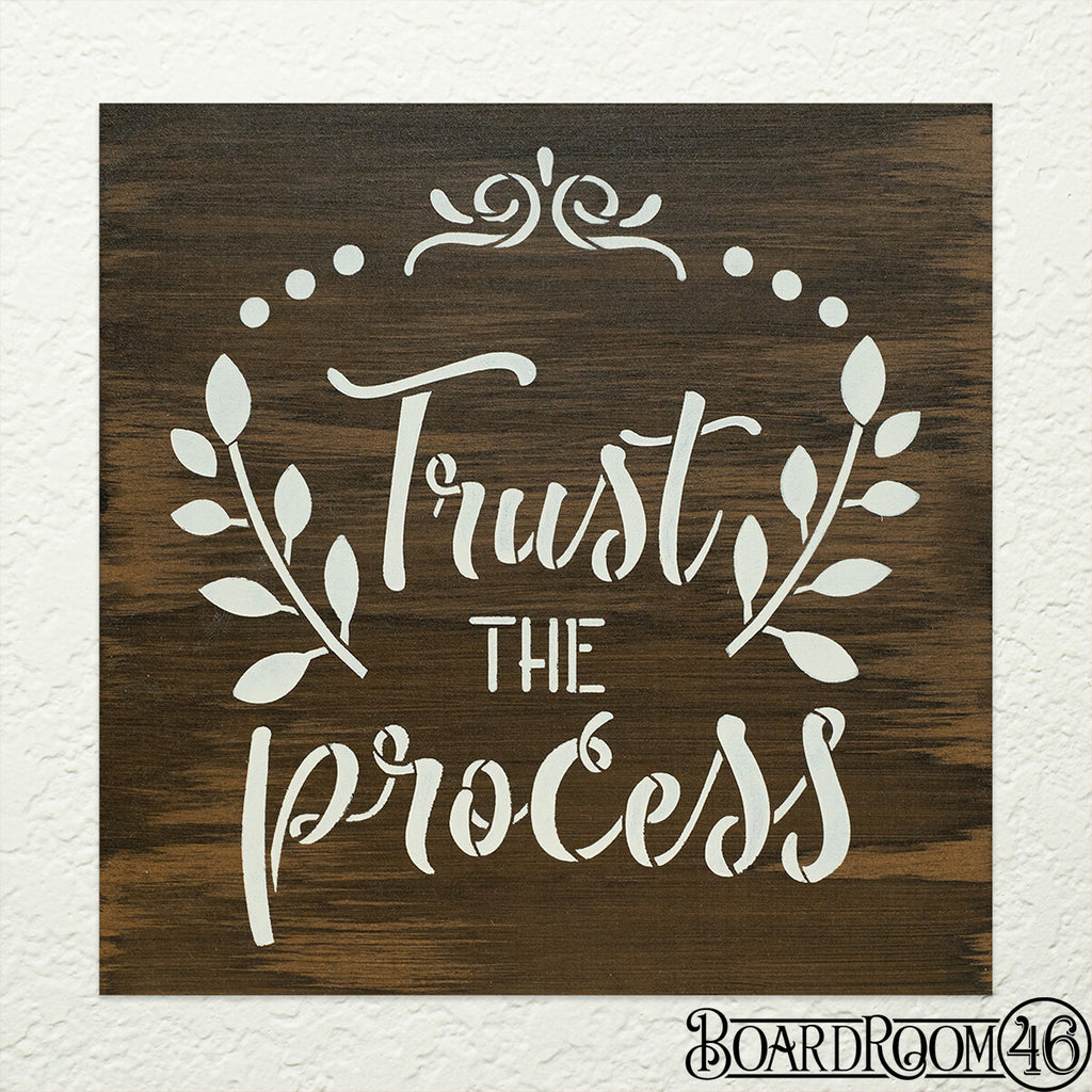 Trust the Process DIY to go Kit | 9x9 Stencil and Board