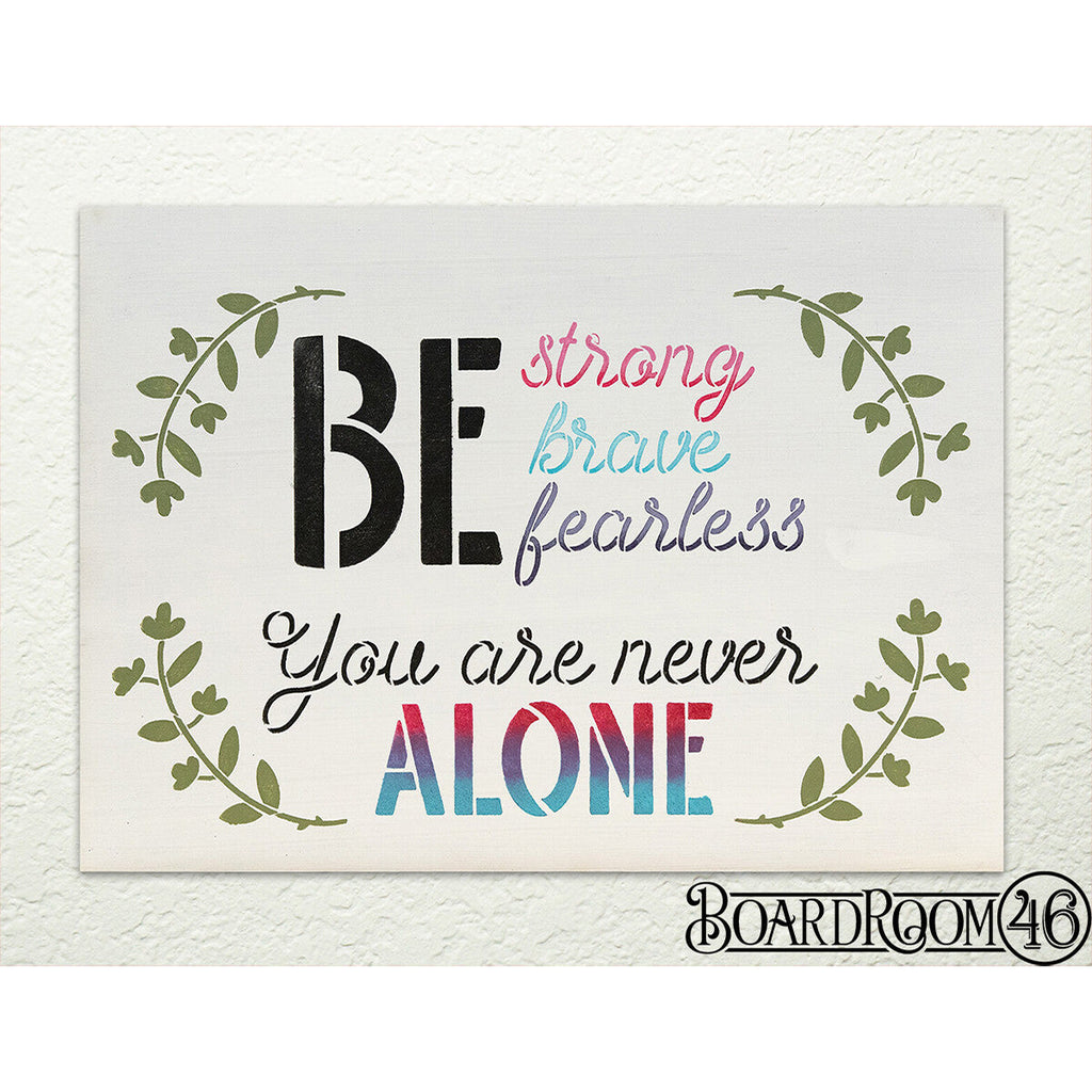 BRWS5403 You are never alone 18x13