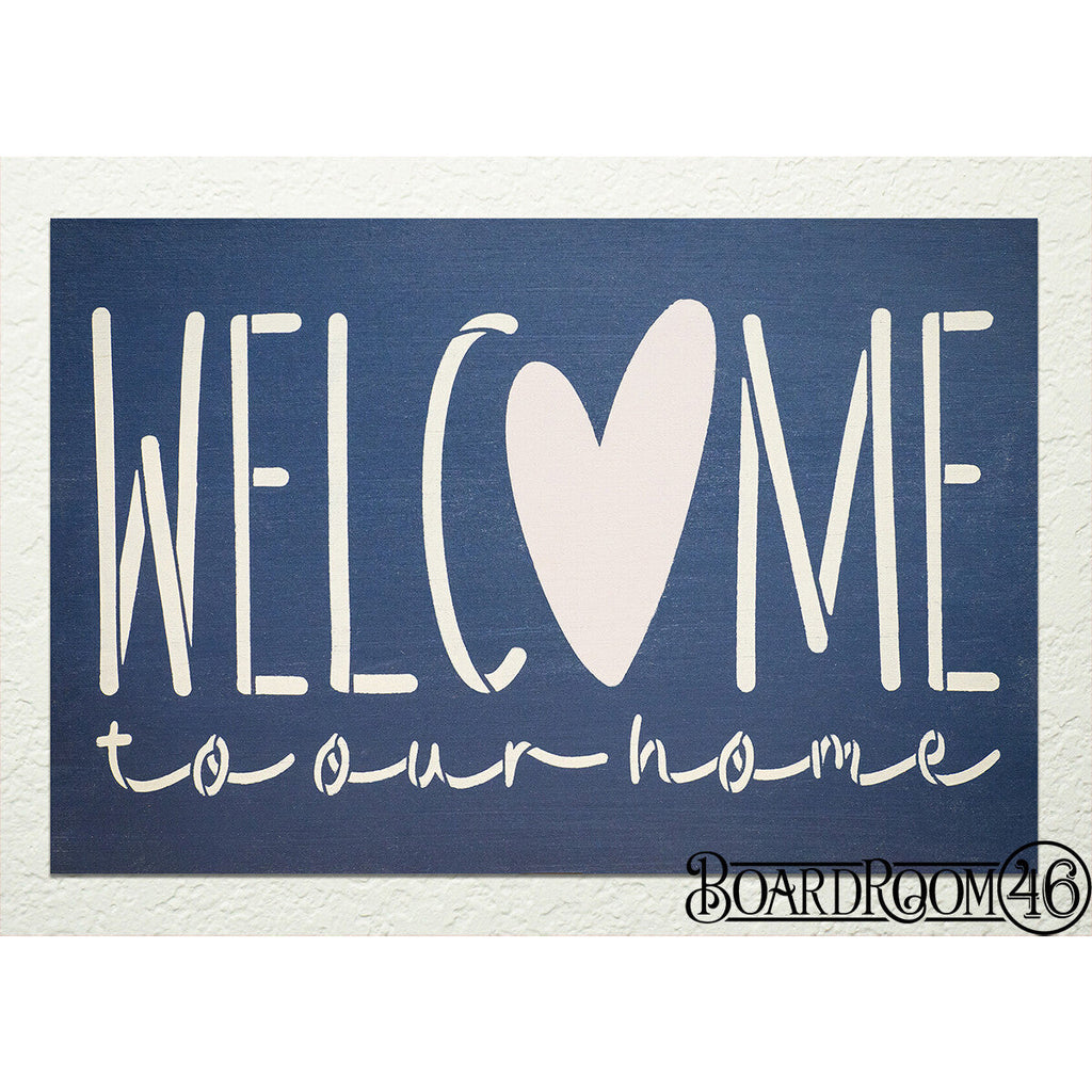 BRWS5520 Welcome To Our Home 24x16