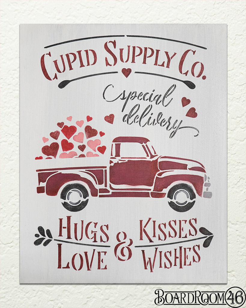 Cupid Supply Co. DIY to go Kit | 13.75x11 Size Stencil and Board