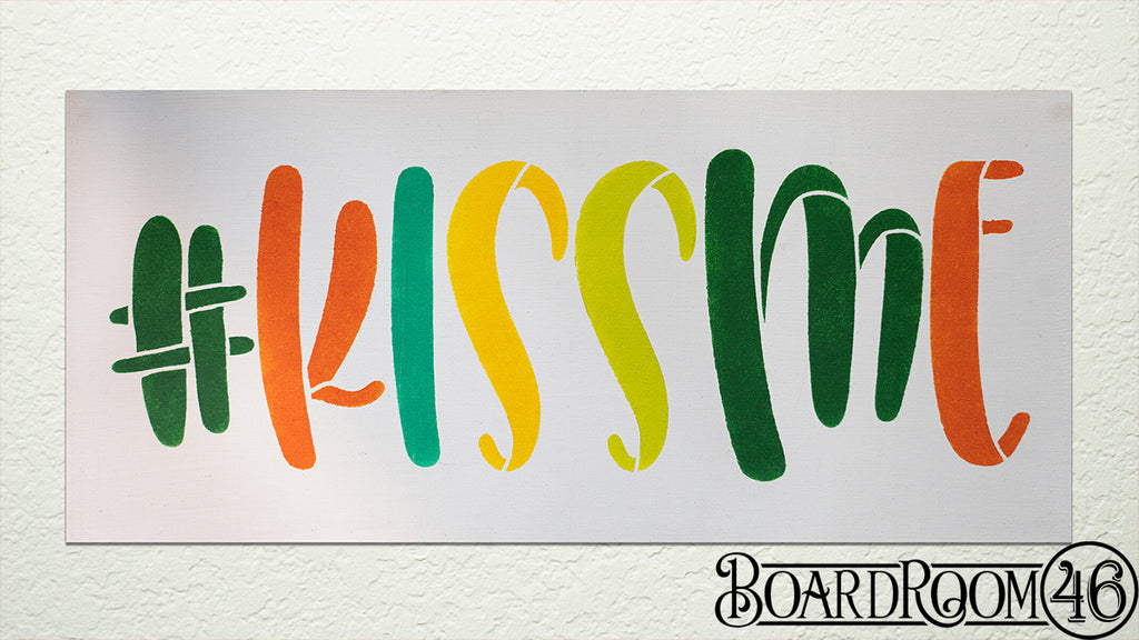 #KISSME DIY to go Kit |  12x5.5 Stencil and Board