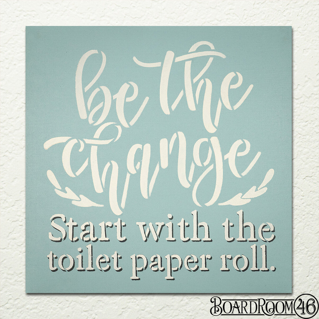 Be The Change DIY to Go Kit l 9x9 Stencil and Board