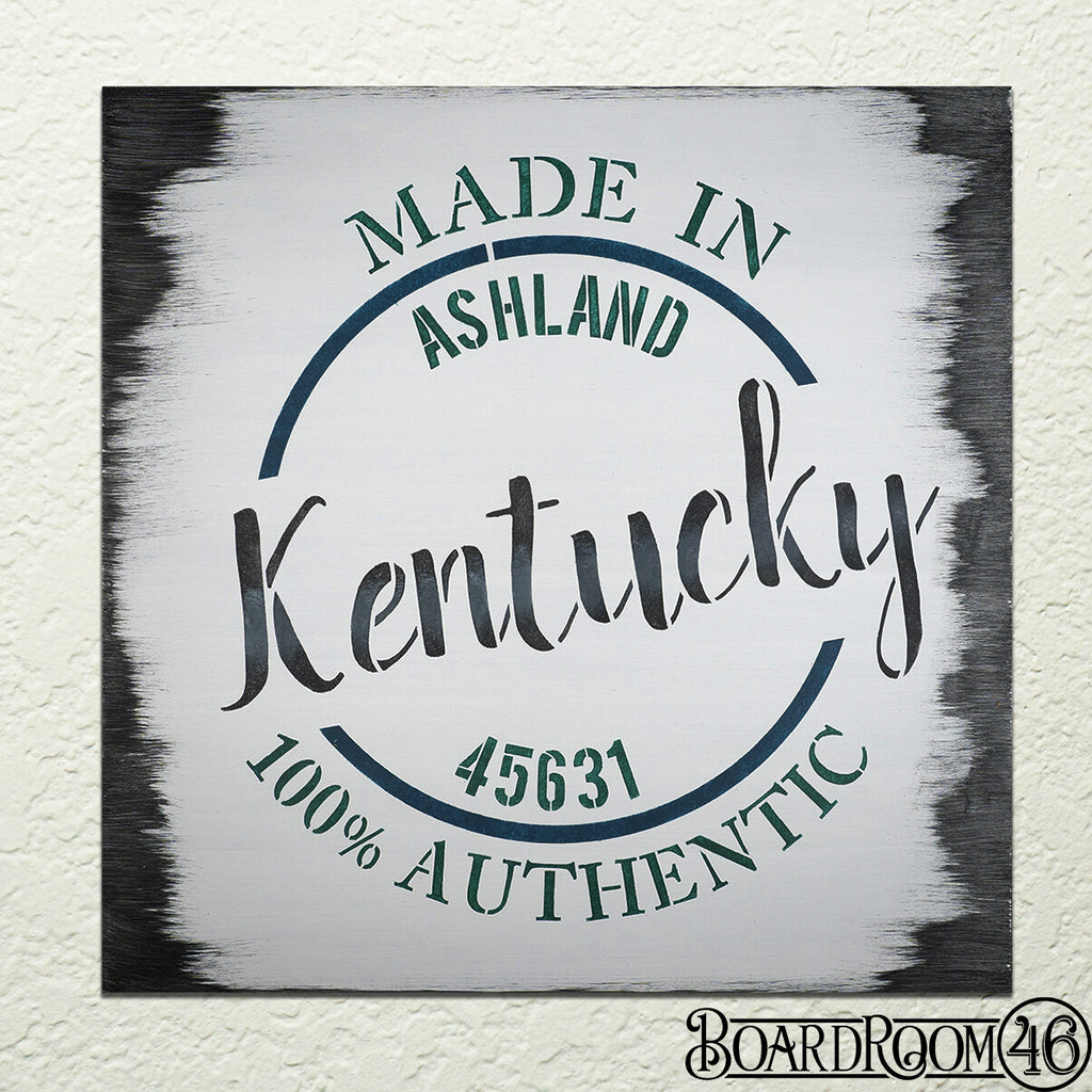 Kentucky Stamp Personalized 18x18 or 18" Round