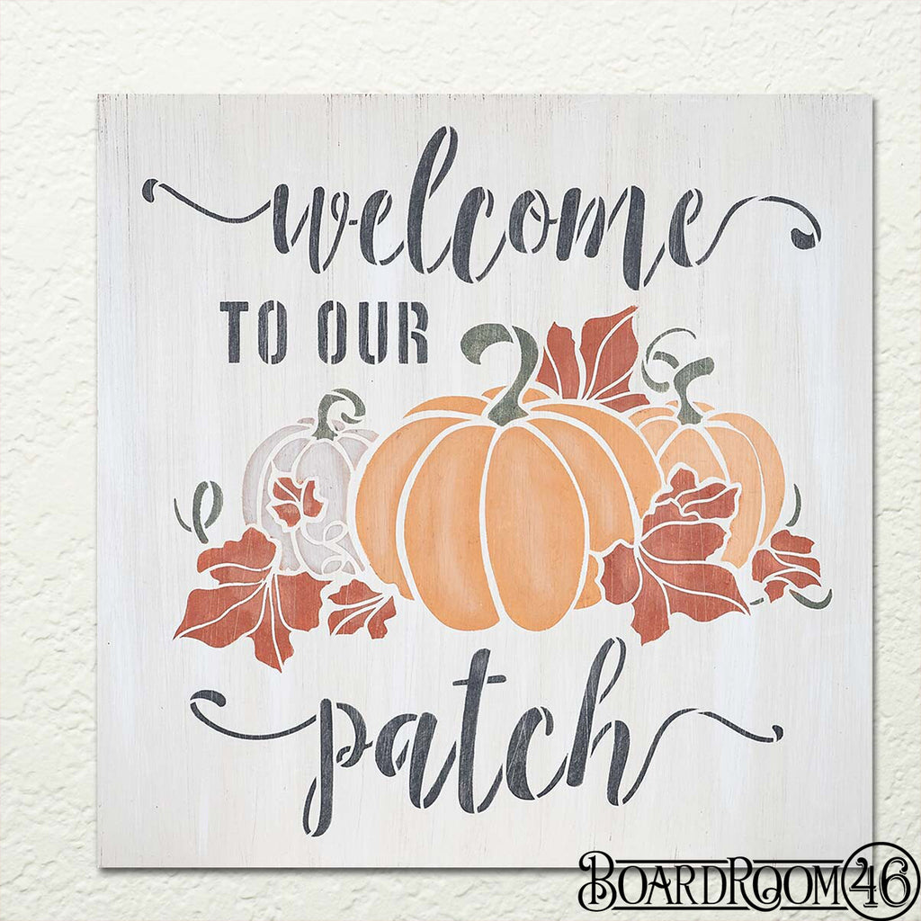 BRWS5708 Welcome to our Patch 18x18