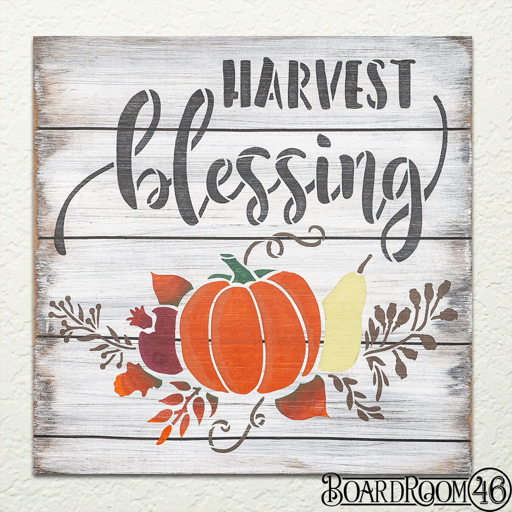 BRWS5710 Harvest Blessing 18x18