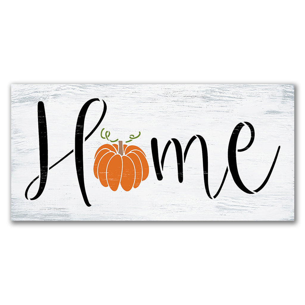 BRWS5862 Home With Pumpkin l 27x13