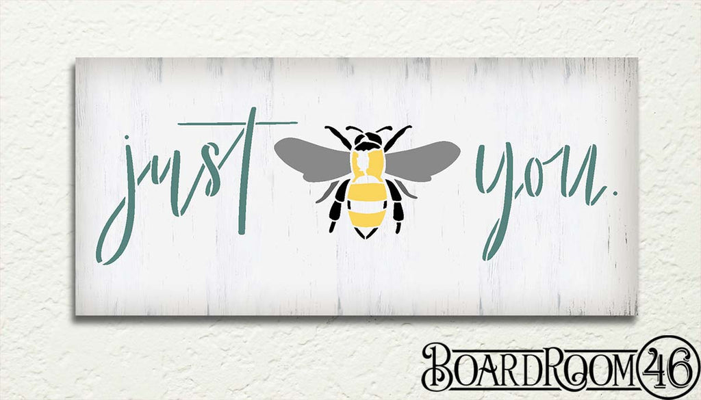Just Bee You to go Kit | 12x5.5 Stencil and Board