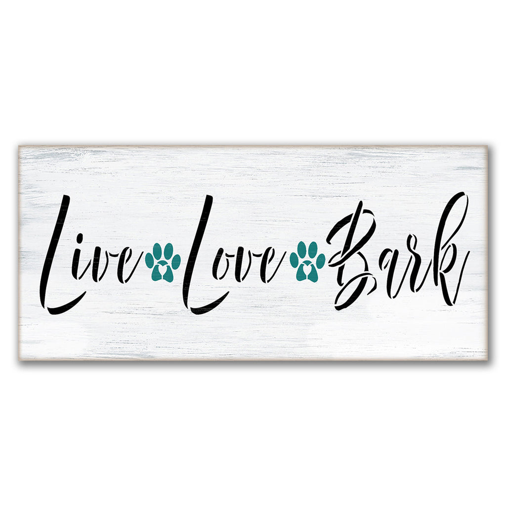 BRWS6267 Live Love Bark 24x11"