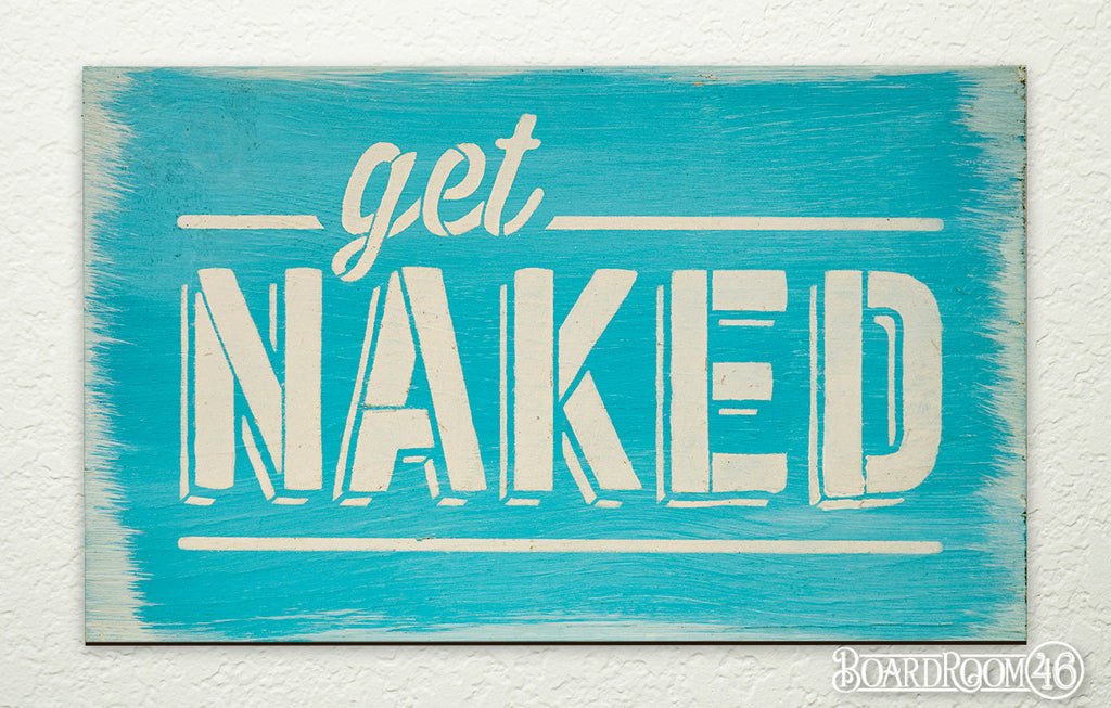 Get Naked DIY to go Kit | 9x6 Stencil and Board