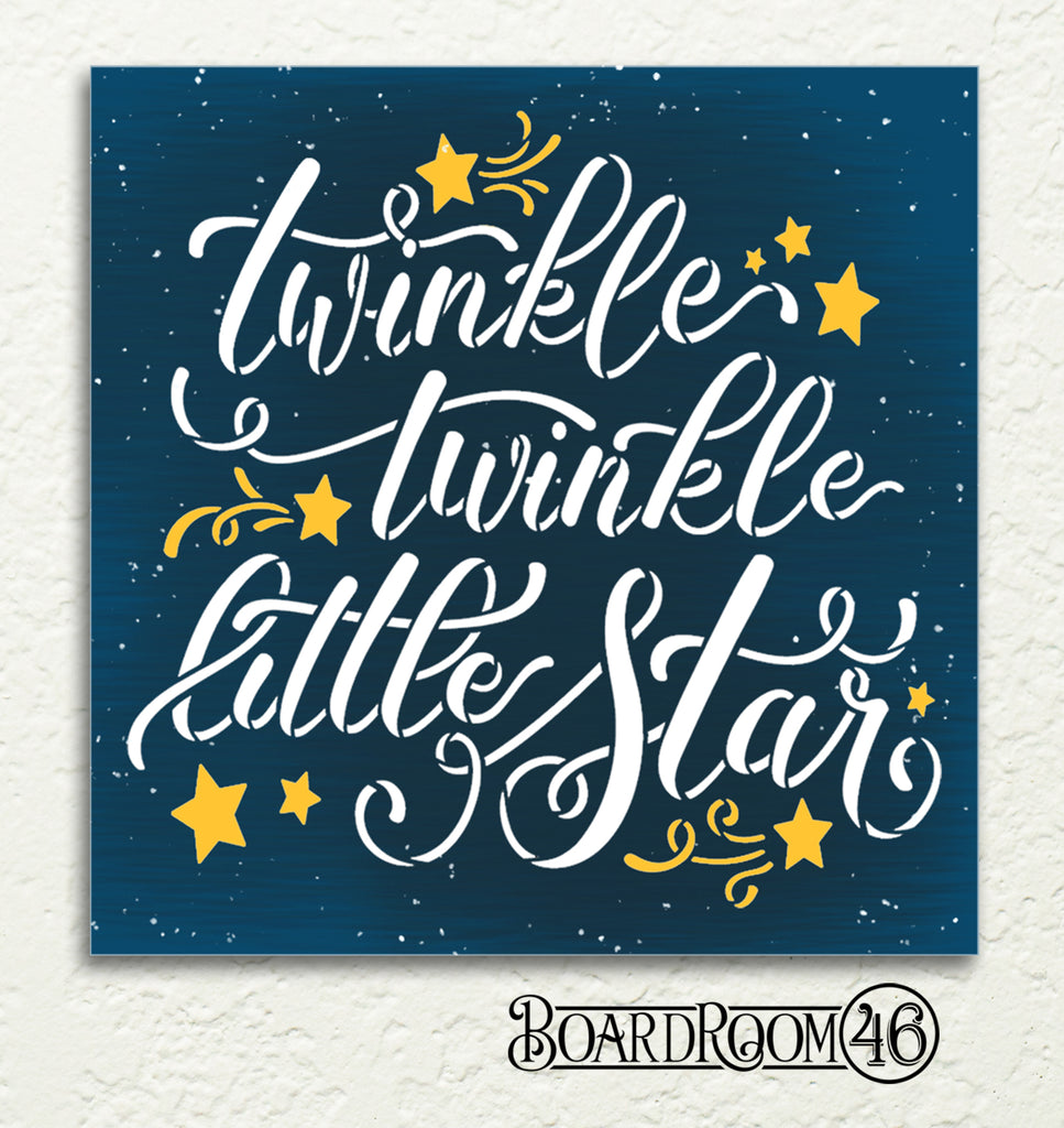 Twinkle Little Star to go Kit | 9x9 Stencil and Board