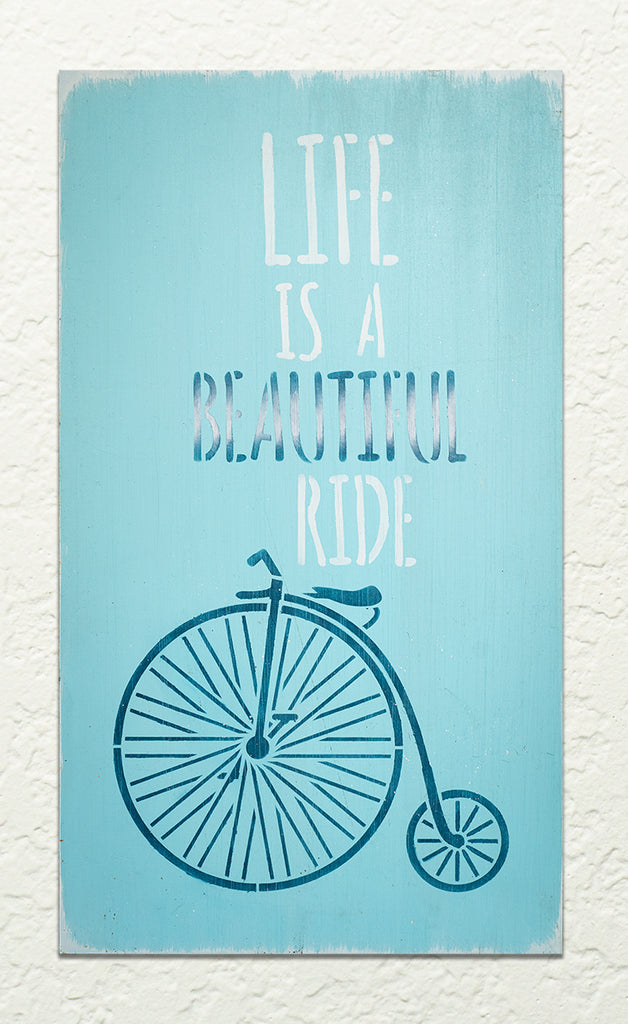 BRWS065 Life is a Beautiful Ride 21x12