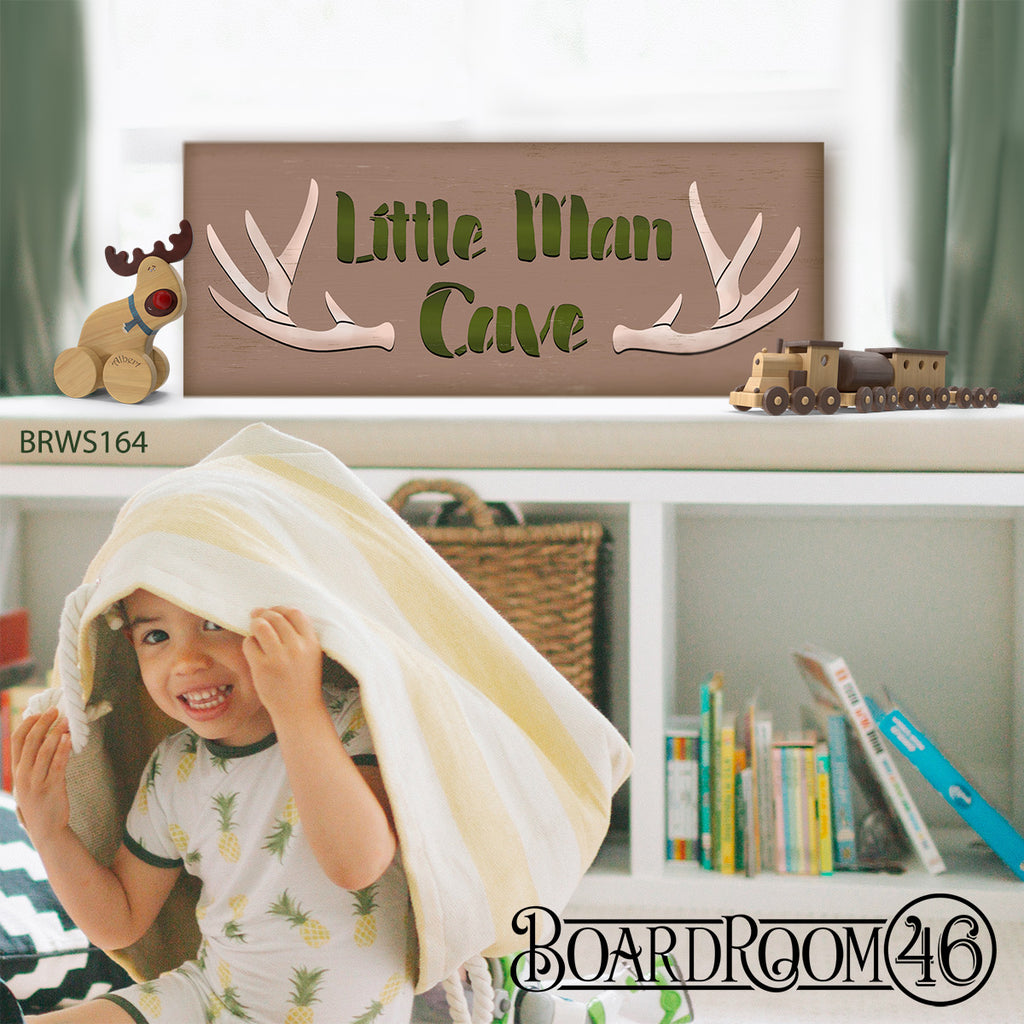BRWS164 Little Man Cave | 24x11