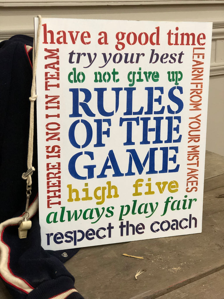 BRWS234 Rules of the Game 16x20