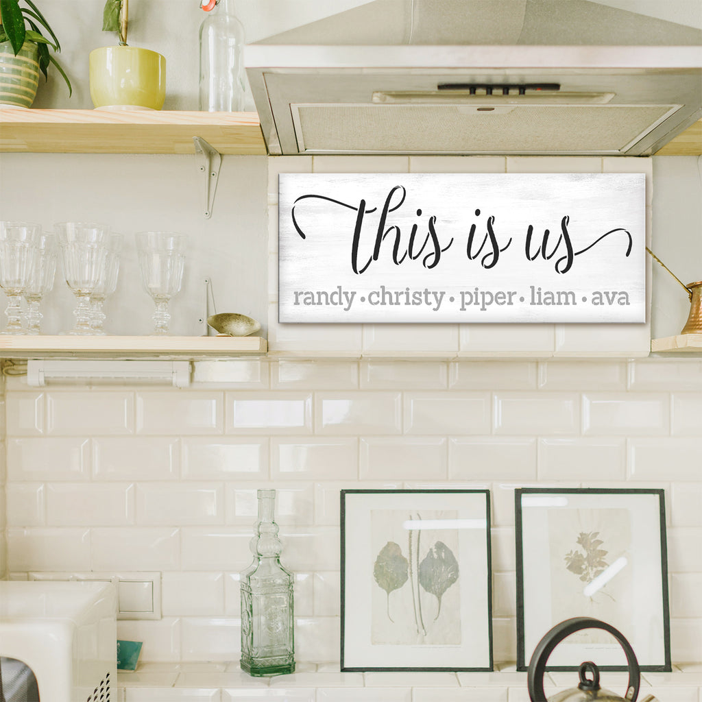 BRWS248 This is Us Personalized- 27x11