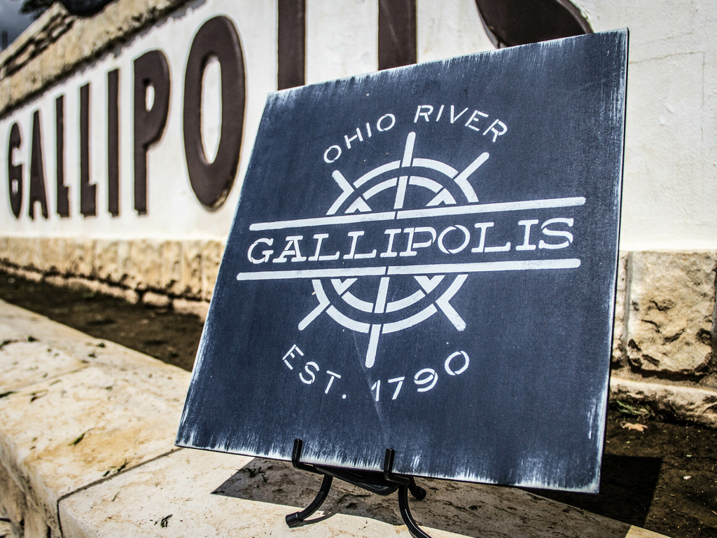 BRWS306 Gallipolis Ohio River 15"x 15"