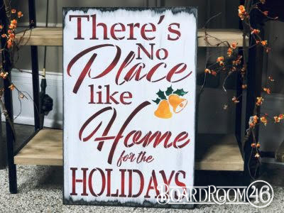 BRWS334 There's No Place Like Home For the Holidays 16x24