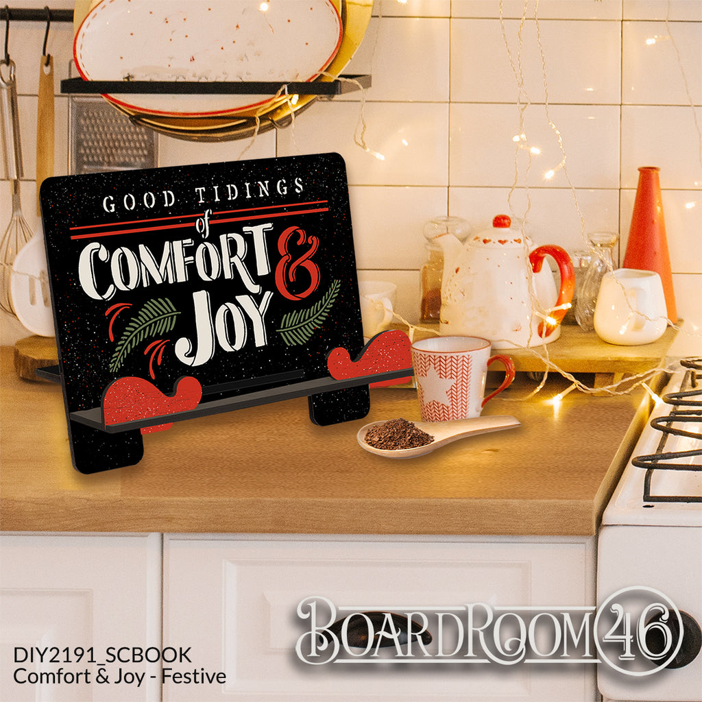 DIY2191 Comfort & Joy - Festive Cookbook Stand