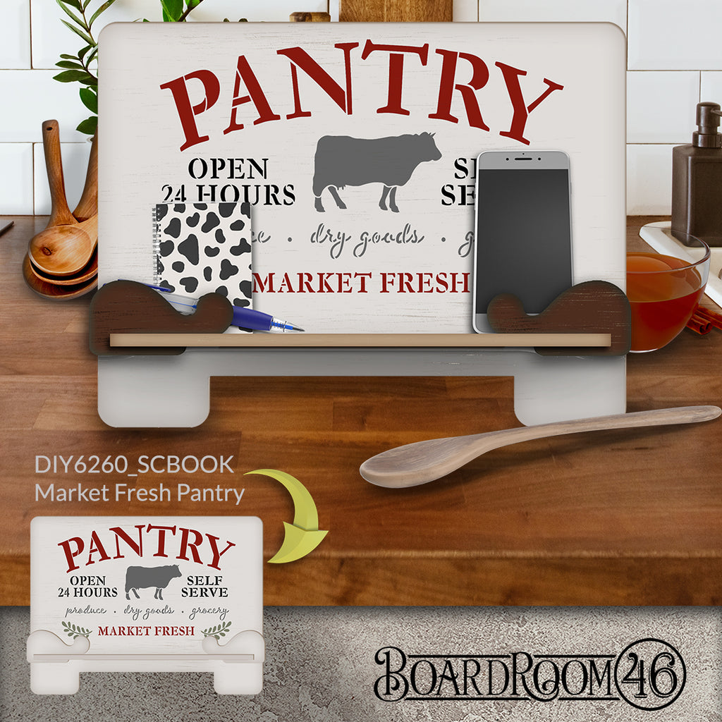 DIY6260 Market Fresh Pantry Cookbook Stand