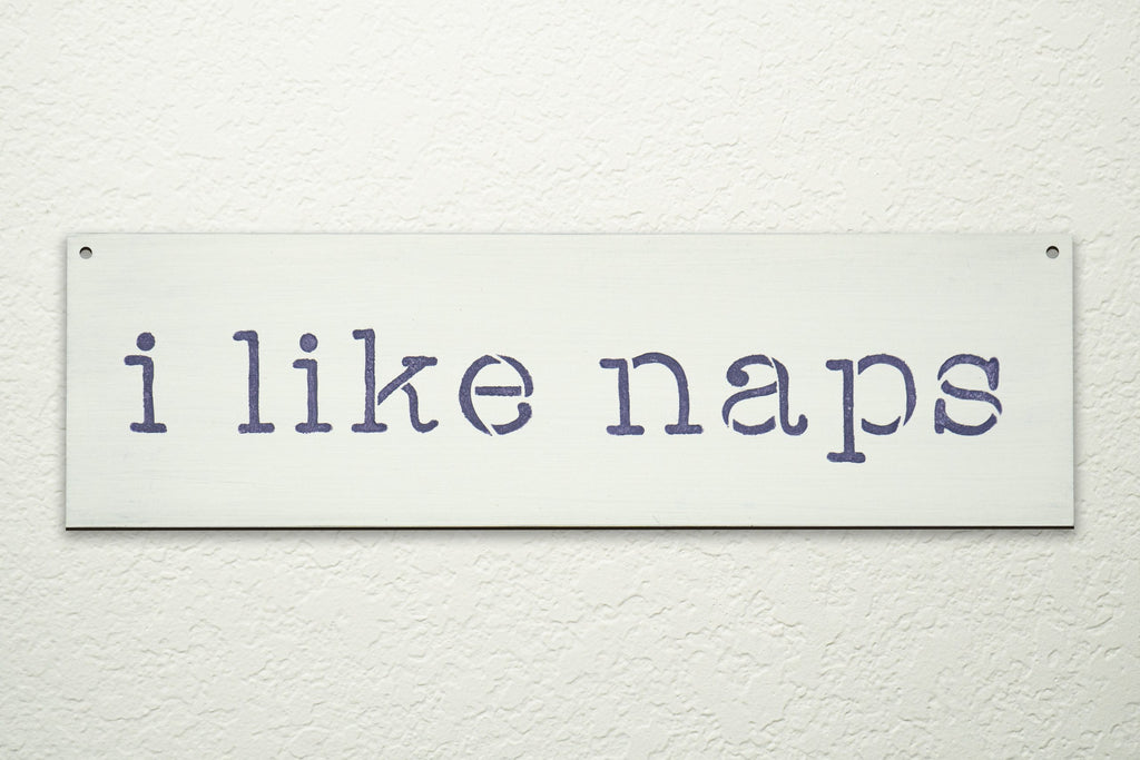 I Like Naps DIY to go Kit | 12x3.5 Stencil and Board