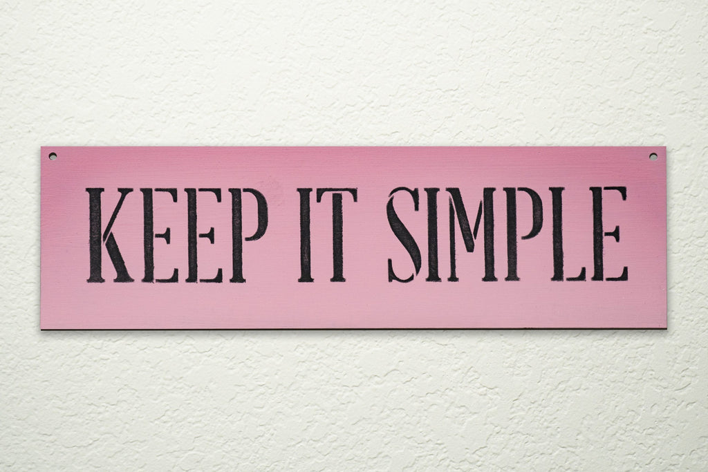 Keep It Simple DIY to go Kit | 12x3.5 Stencil and Board