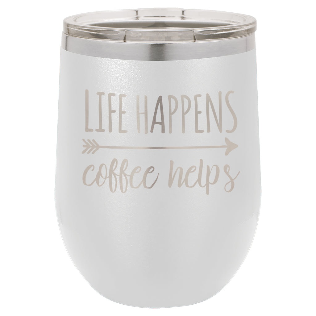 Make Life Happen - Black Tumbler 20oz - Good Time Activities