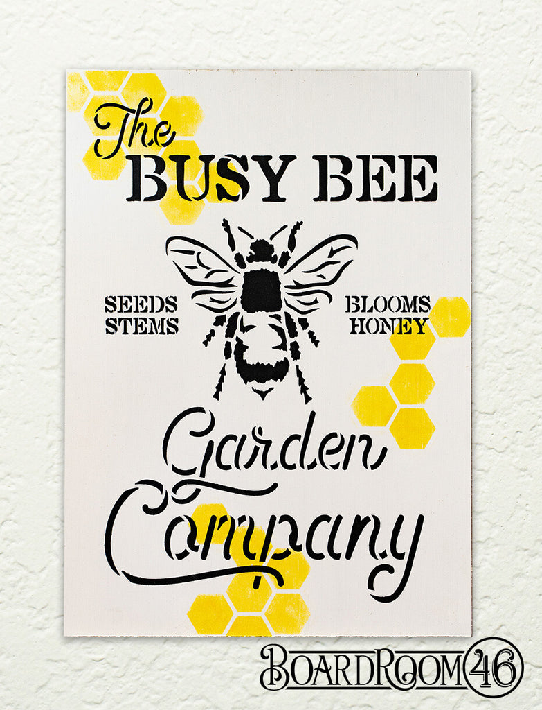 BRWS680 Busy Bee Garden Company 18x13