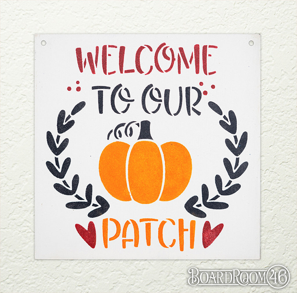 Welcome to Our Patch DIY to go Kit | 6x6 Stencil and Board