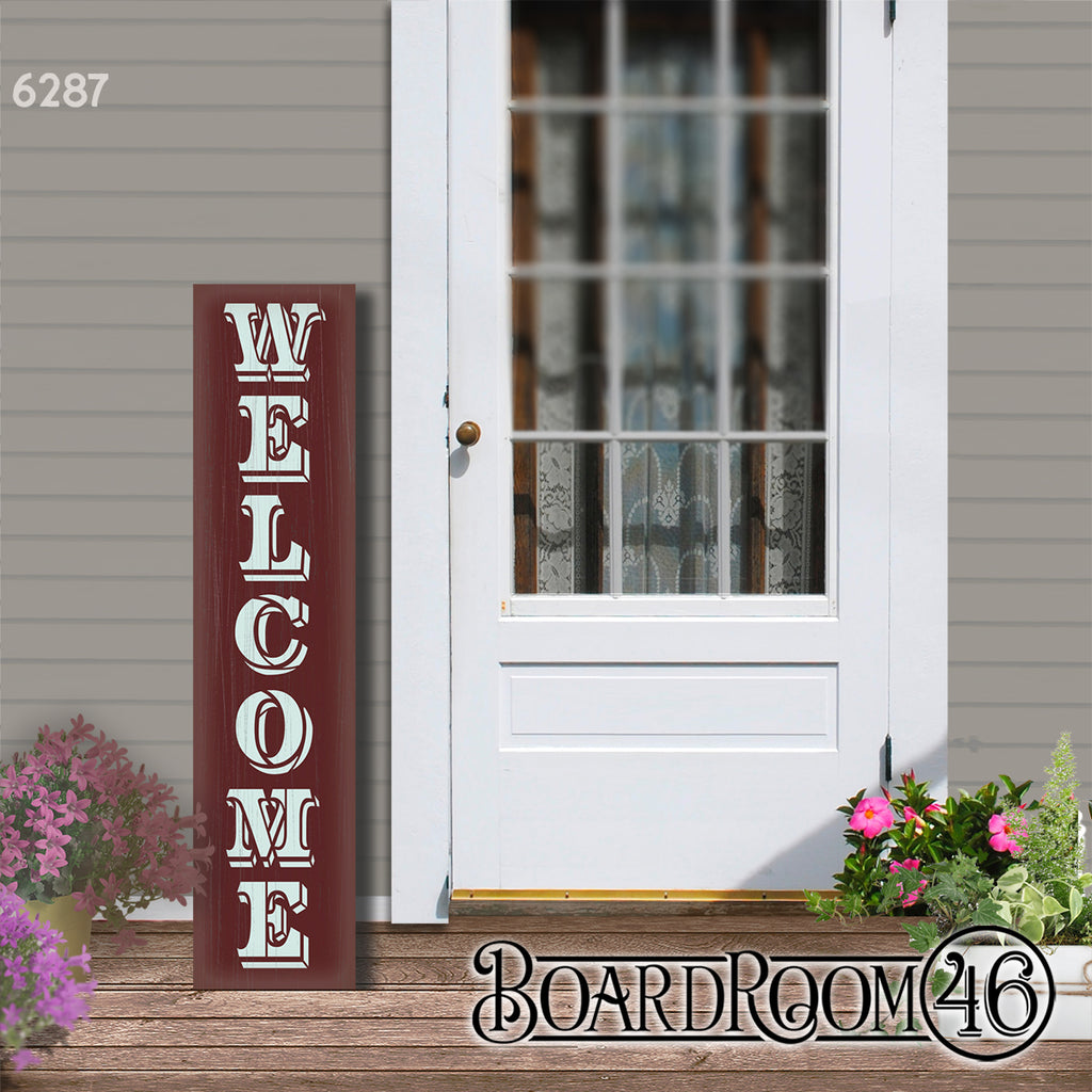 BRTS6287 Old Fashioned Welcome Tall Porch 4ft