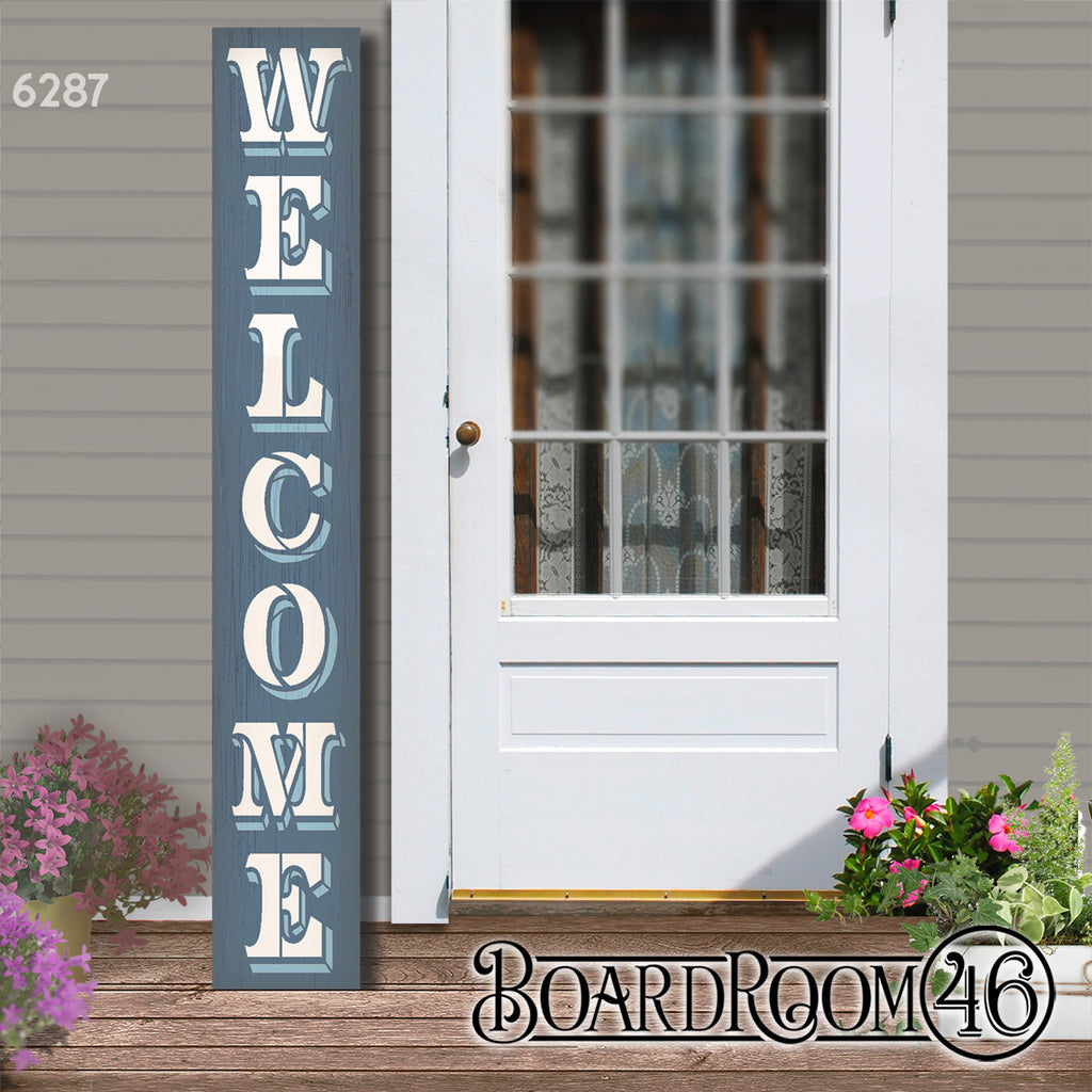 BRTS6287 Old Fashioned Welcome Tall Porch 6ft