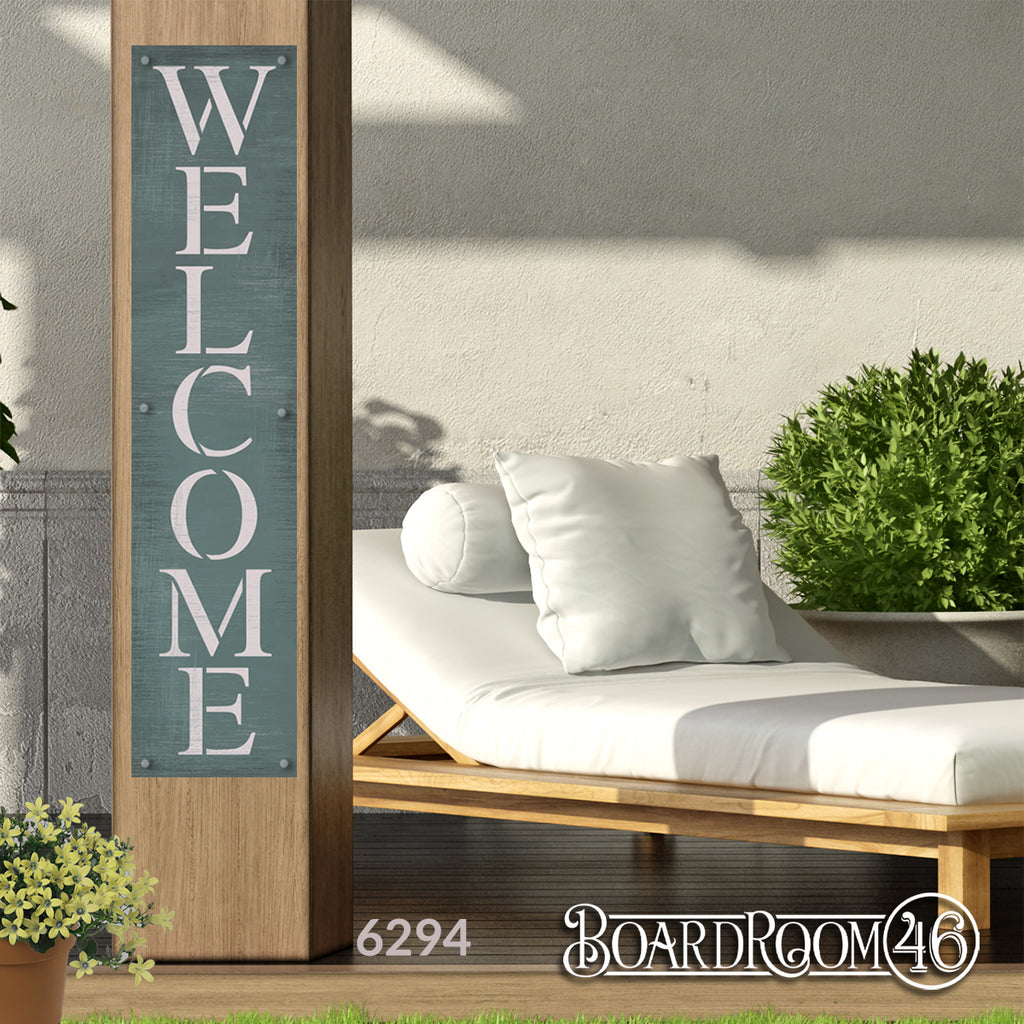 BRTS6294 Elegant Serif  Welcome Tall Porch 4ft