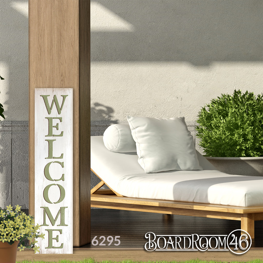 BRTS6295 Traditional Serif Welcome Tall Porch 4ft