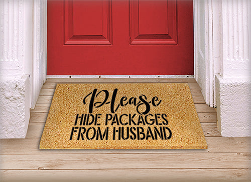 BRWS5517 Please Hide Packages from Husband Doormat