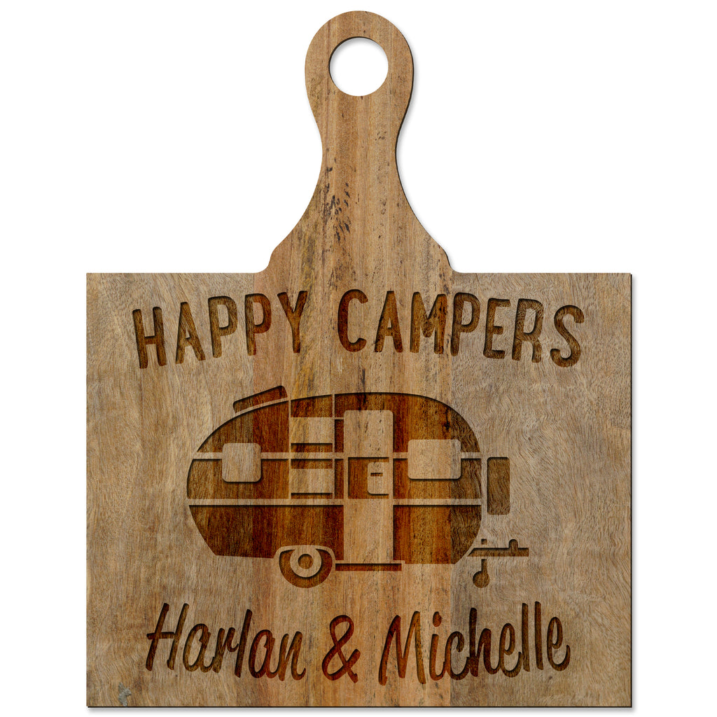LPCB042 Personalized Cutting Board Happy Campers