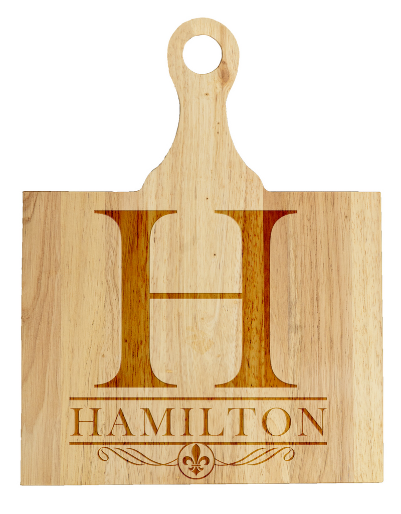 LPCB019 Personalized Cutting Board Monogram with Name