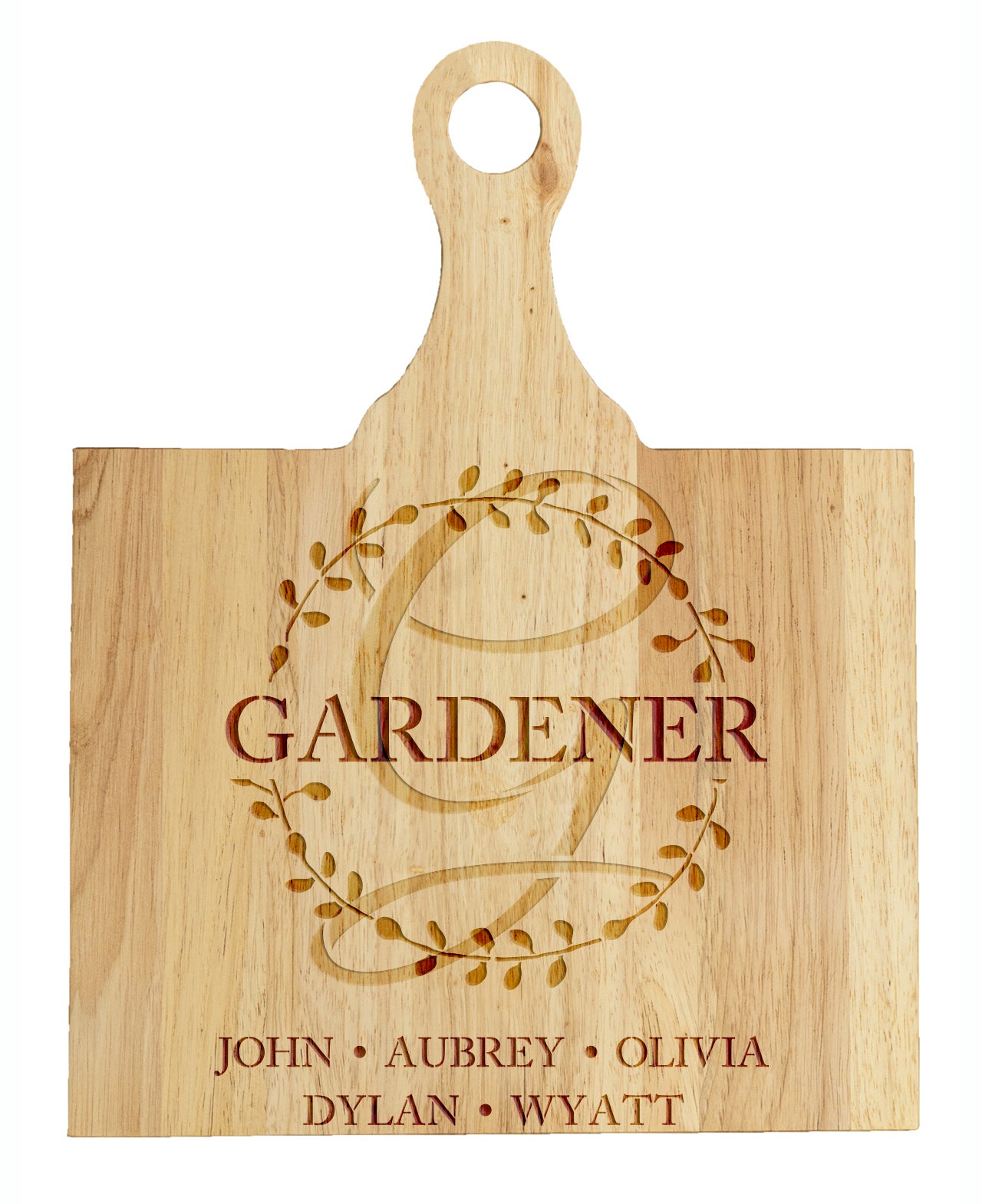 Personalized Cutting Board BOOS  Family Royal Crown – The Quintessential  Hostess