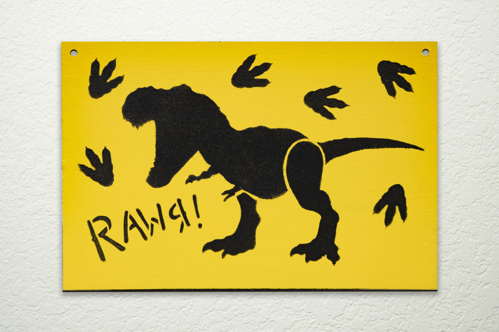 Rawr T-Rex DIY to go Kit | 7.5x5 Stencil and Board