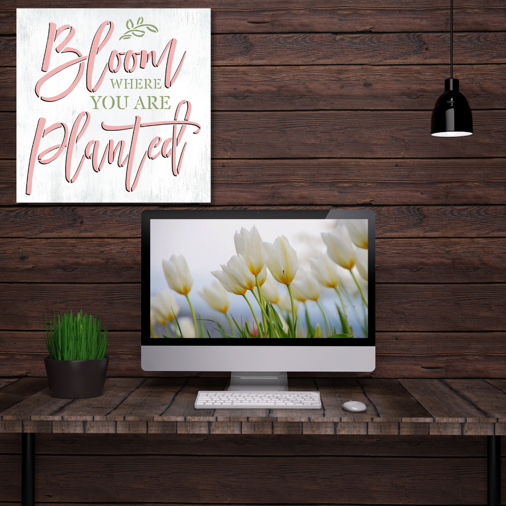 BRWS6130 Bloom Where You are Planted | 15x15