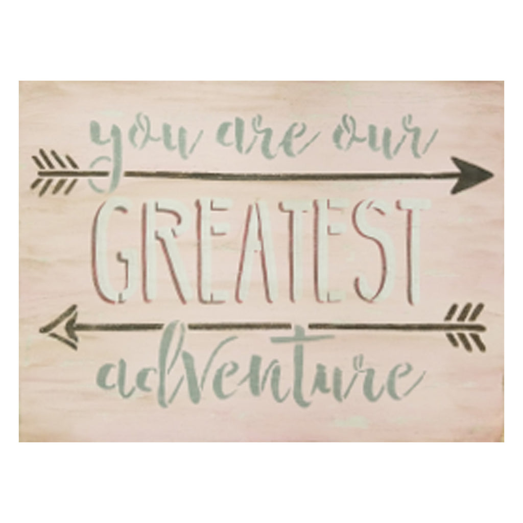 BRWS051 You Are Our Greatest Adventure 18x13
