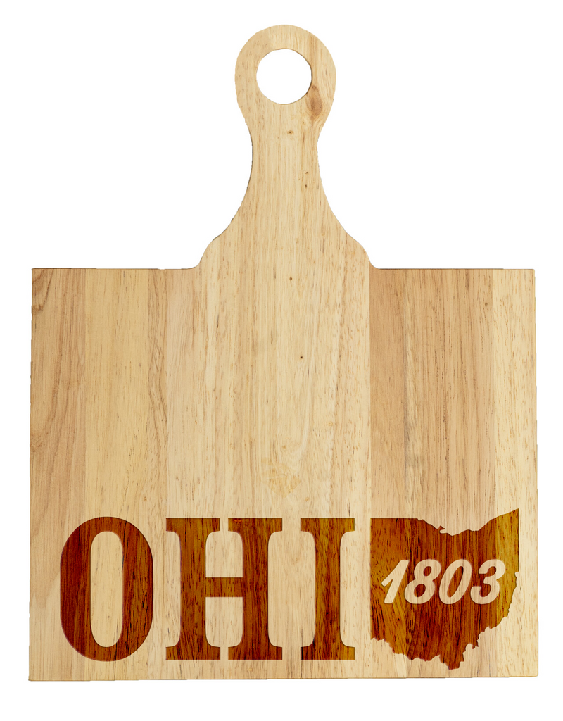 LPCB006 Personalized Cutting Board Ohio with EST Year